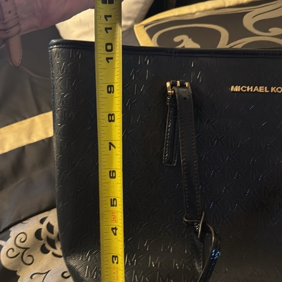Michael Kors Navy Blue Structured Tote - Picture 6 of 7